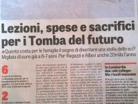 Articolo del 09/01 apparso sulla Gazzetta dello Sport