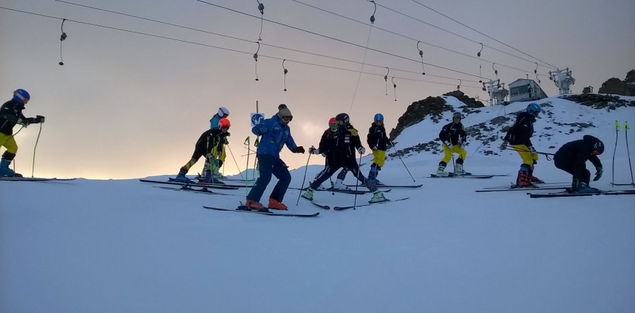 Ragazzi Allievi Stage sulla velocità in Val Senales