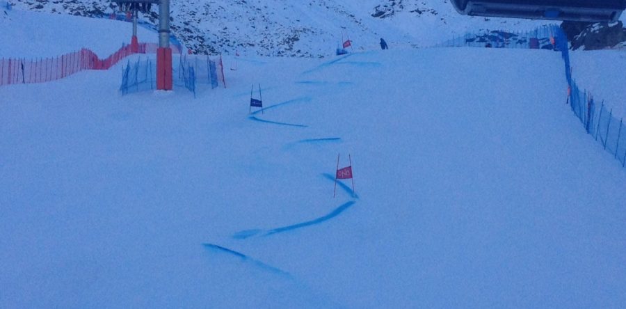 I Giovani in allenamento a Pfelders con Svindal e i norvegesi