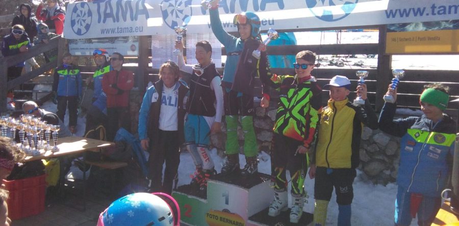 RAGAZZI ALLIEVI A FOLGARIDA IN EVIDENZA