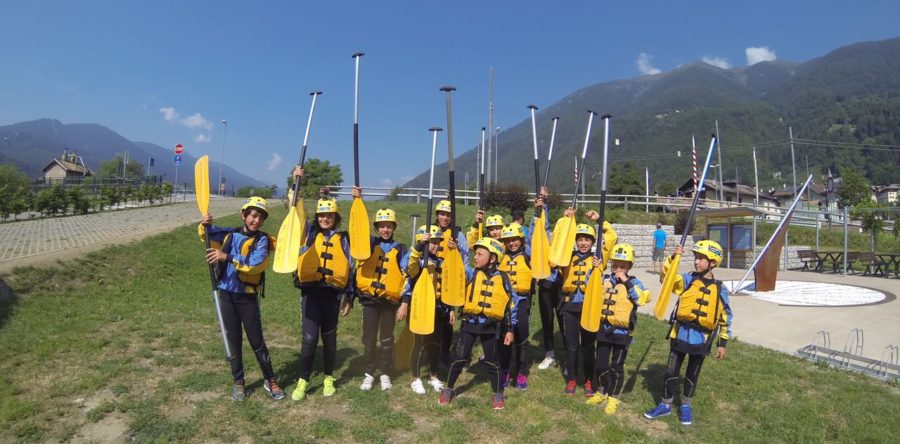 Activity in Val di sole, ieri Rafting