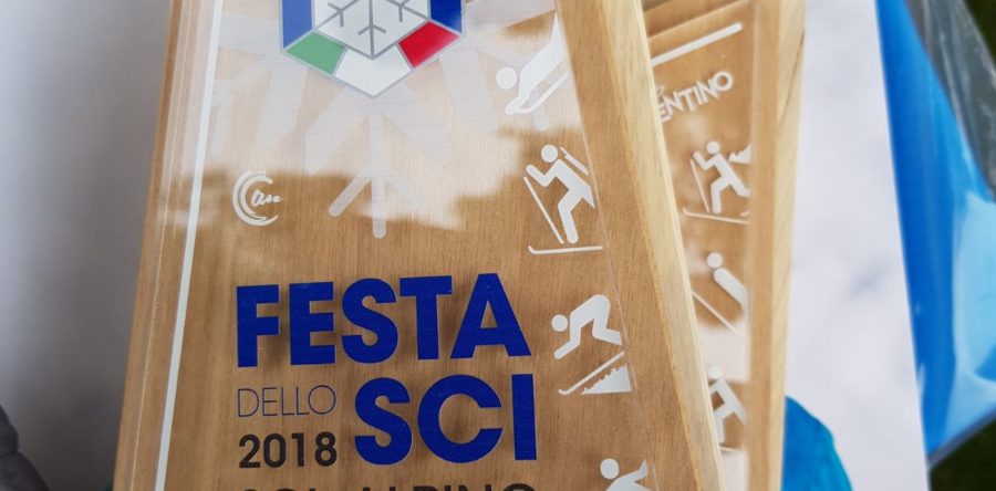 TEZENIS SKI TEAM premiata alla Festa dello sci 2018 a Bolbeno